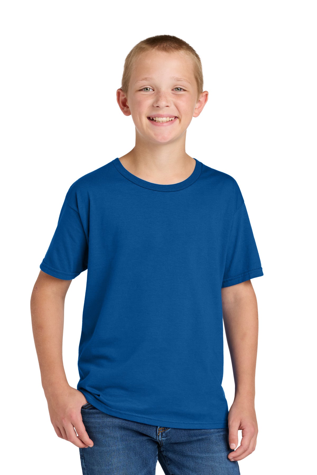 Custom logo Jerzees Classics™ Youth Cotton T-Shirt 363Y in Rock