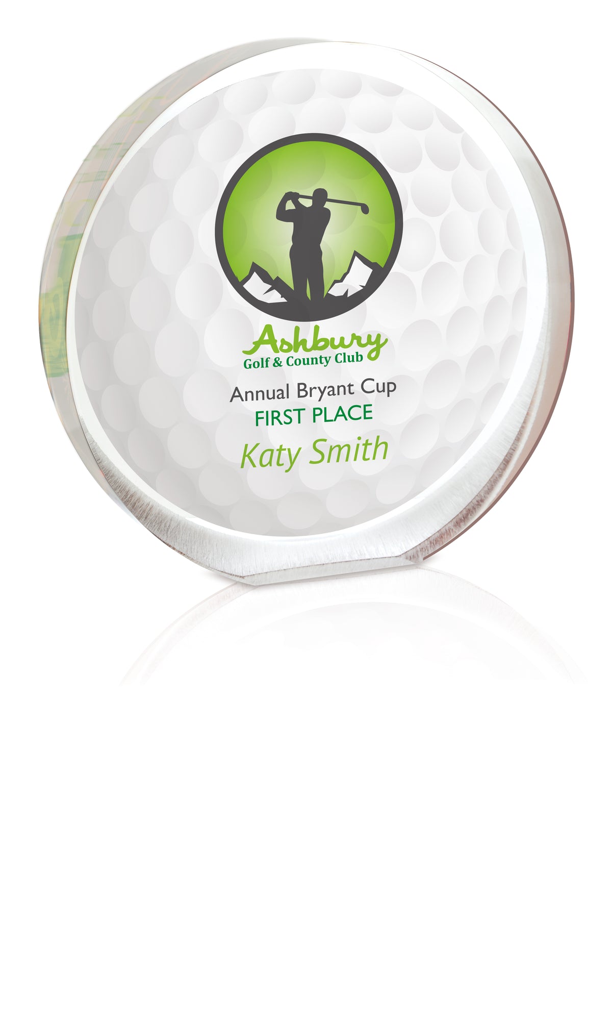 Custom logo Radiant Orbit Award - Medium