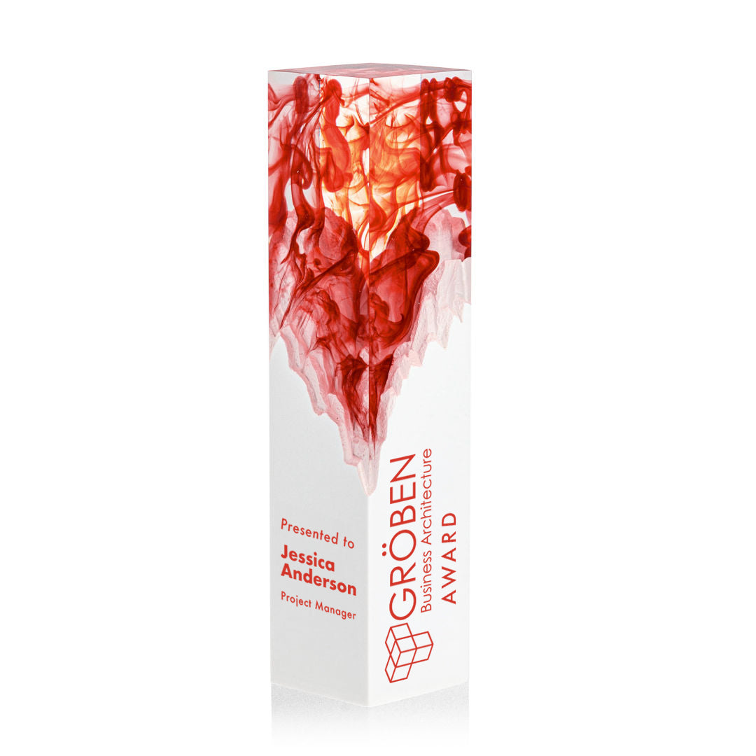 Custom logo Smoky Mountain Award in Red