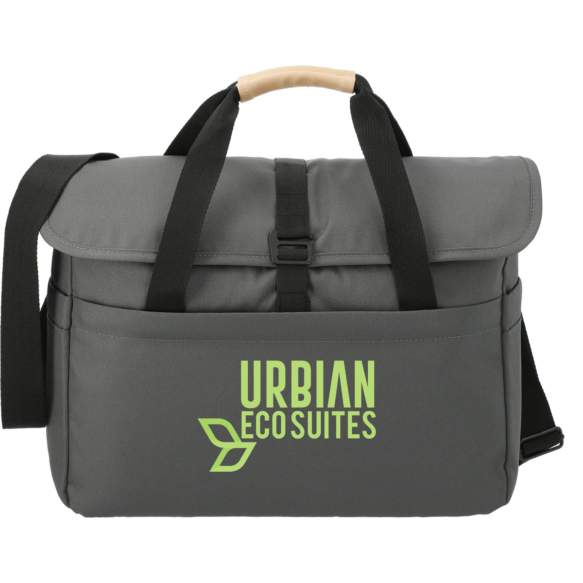 Custom logo Aft Recycled 15" Computer Messenger Bag
