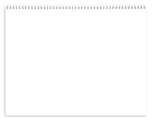Custom logo Executive Small Quantity Appointment Calendar