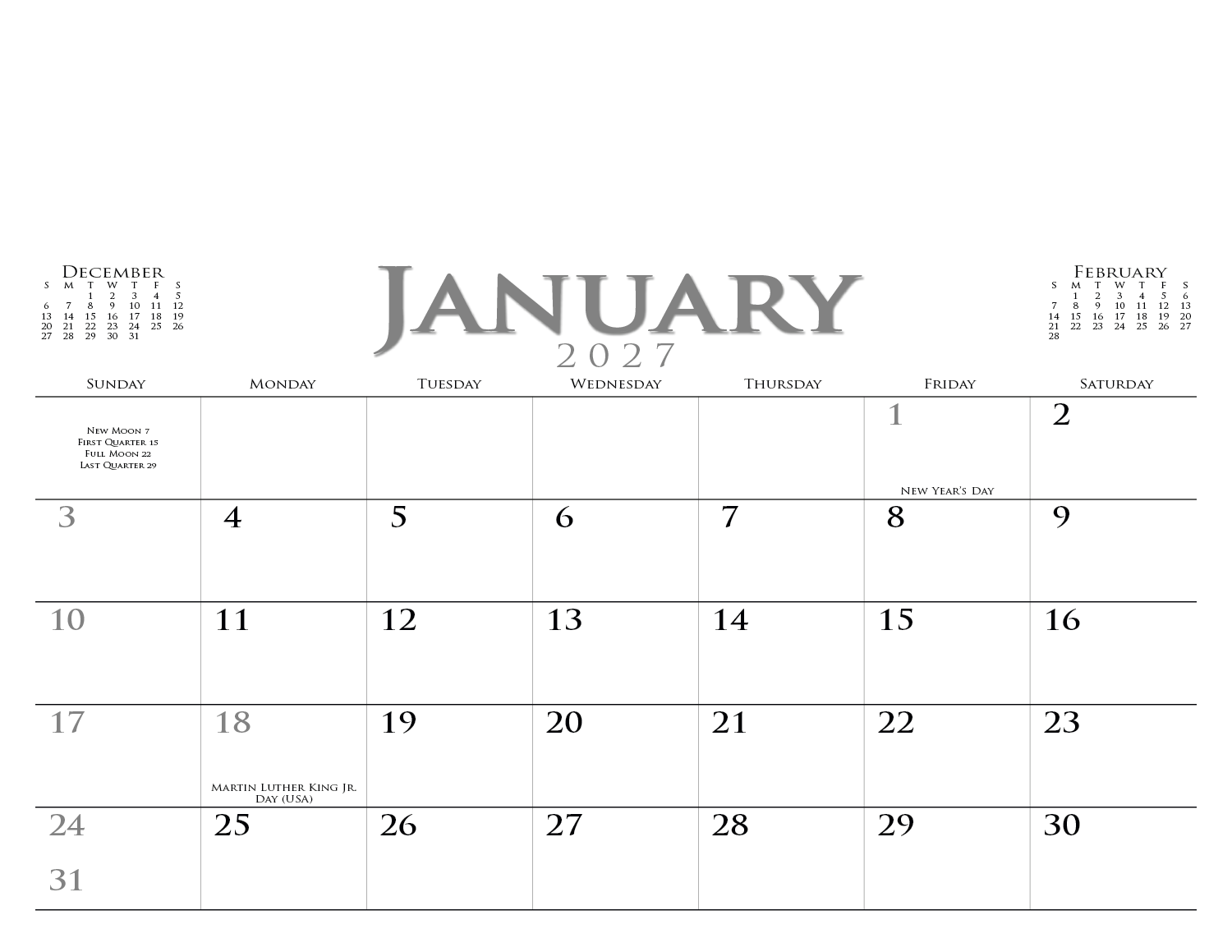 Executive Small Quantity Appointment Calendar