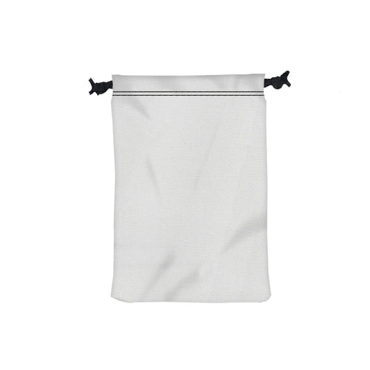 Custom logo 11" W X 16" H Canvas Drawstring Bag