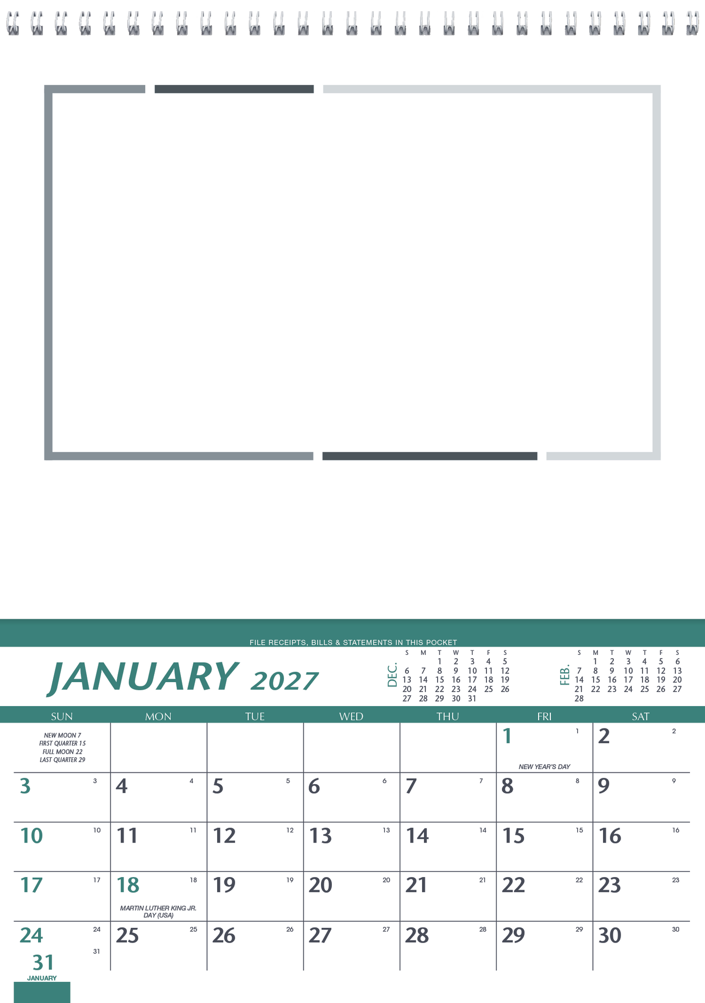 Farm Pocket Calendar