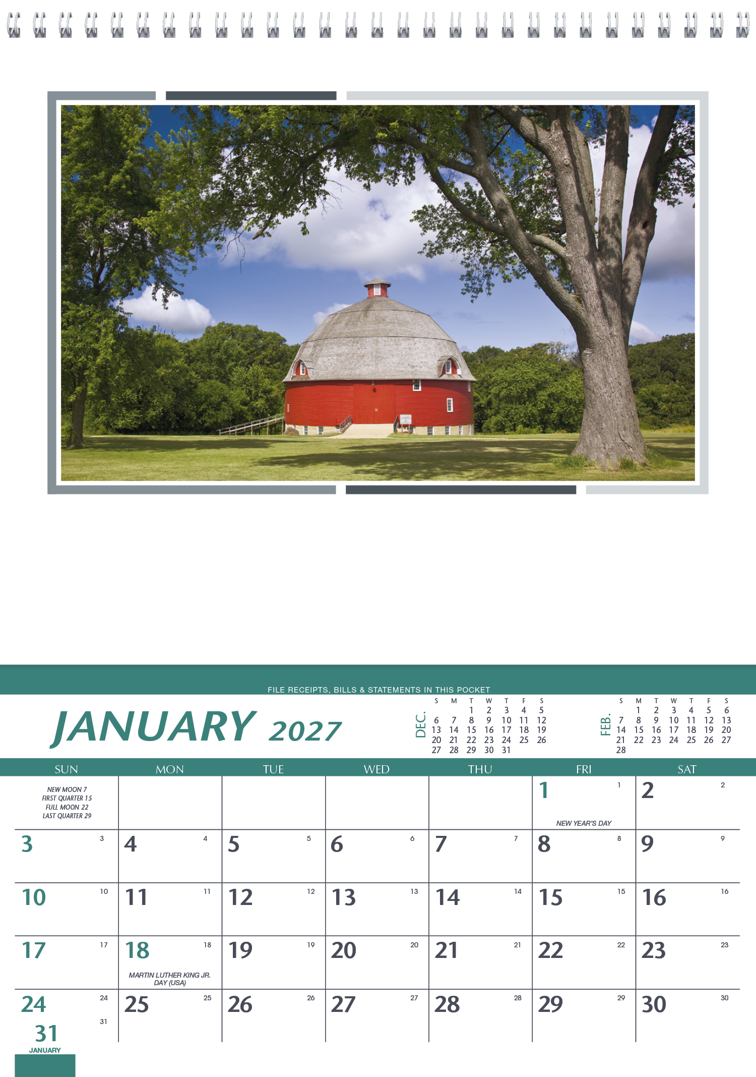Farm Pocket Calendar