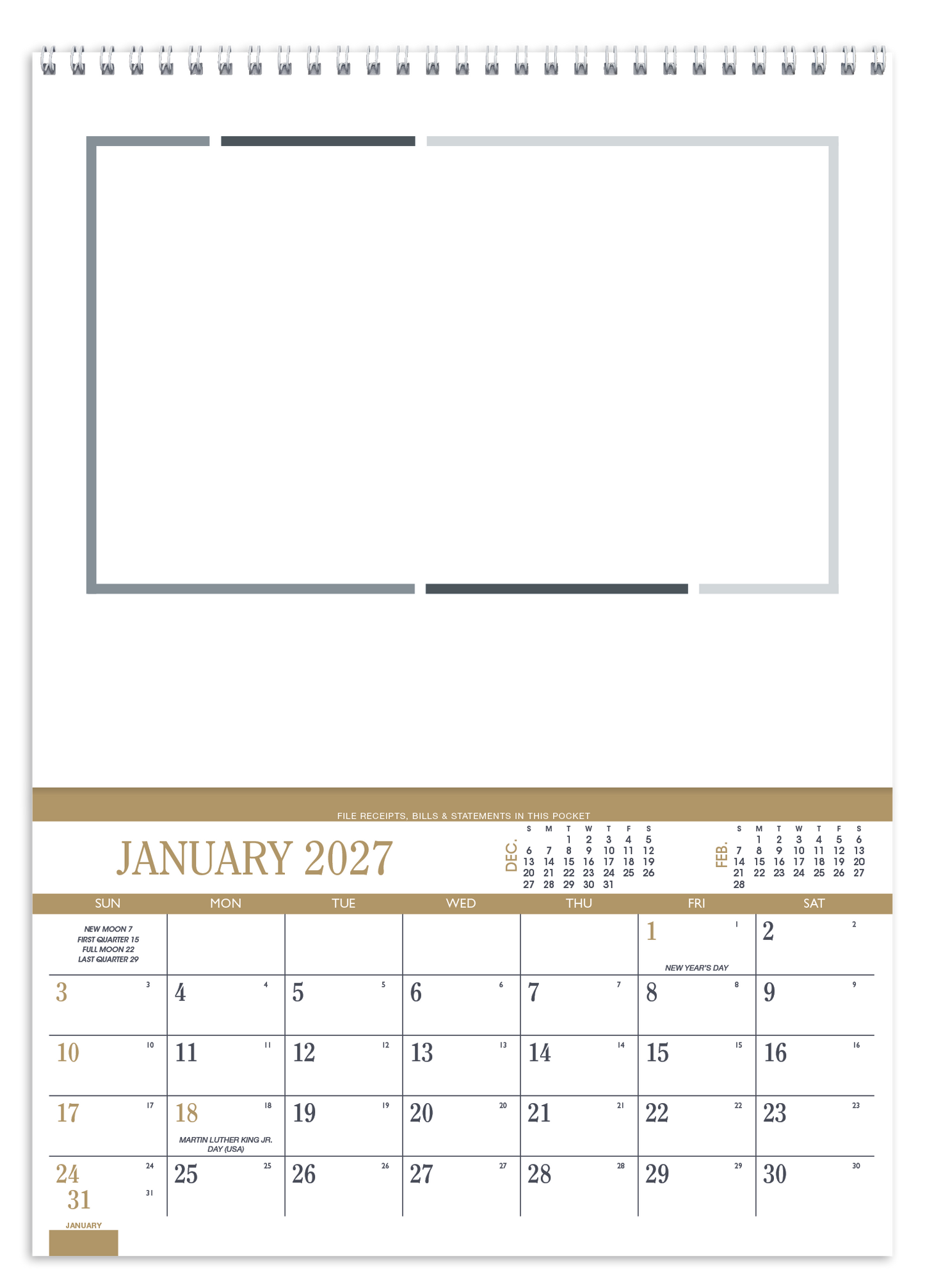 Recipe Pocket Calendar