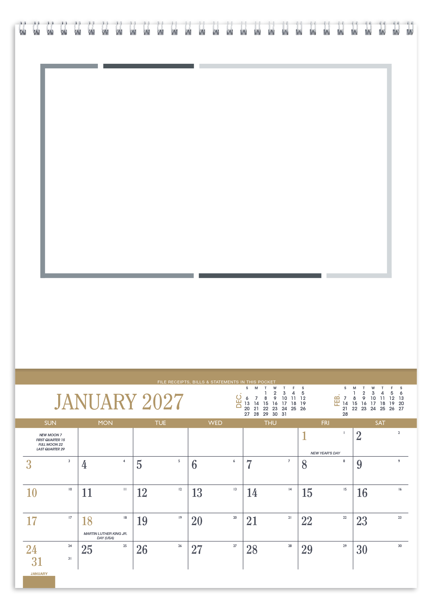 Recipe Pocket Calendar