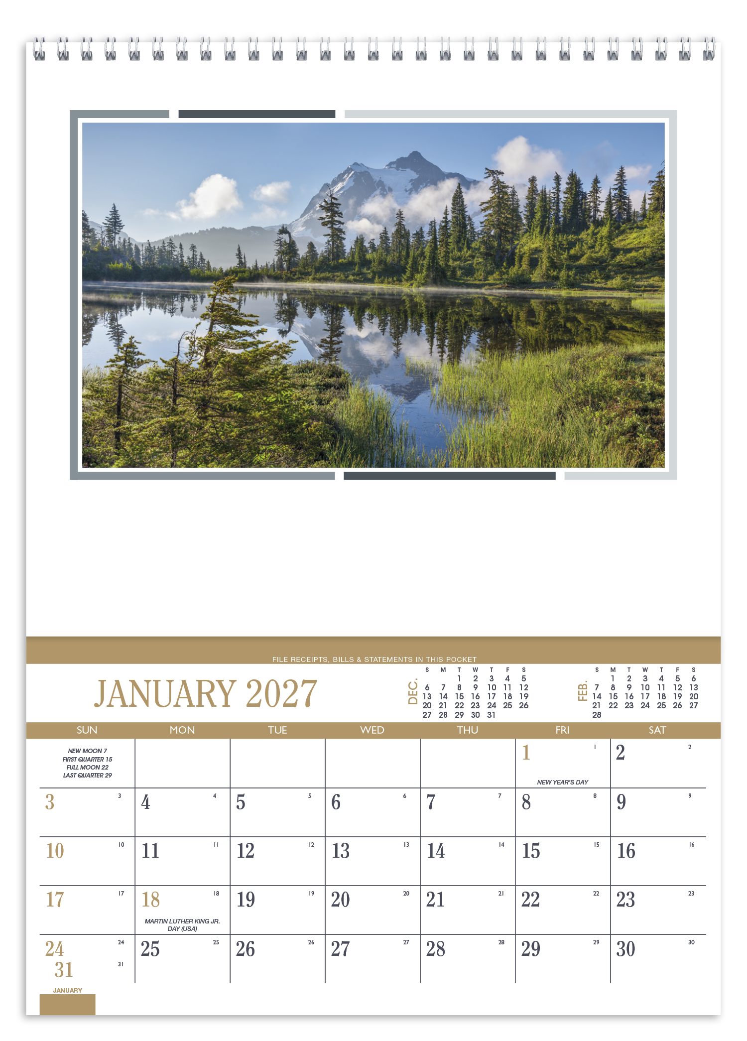 Recipe Pocket Calendar