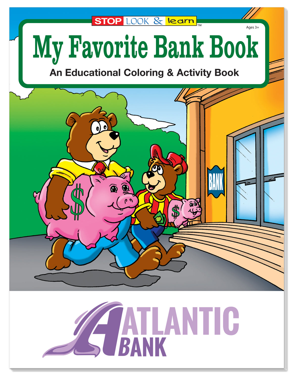 Custom logo Coloring Book: My Favorite Bank