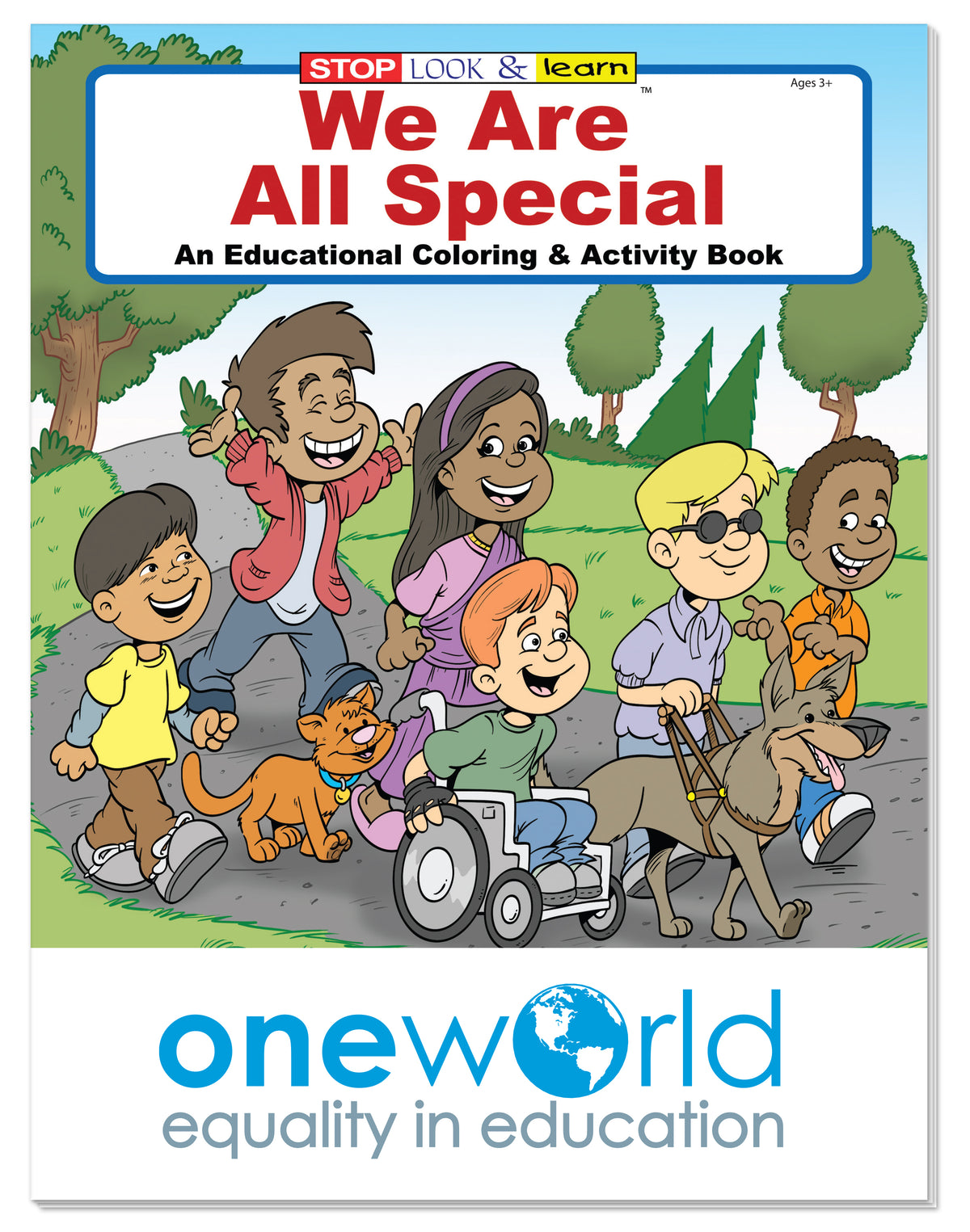 Custom logo Coloring Book: We Are All Special
