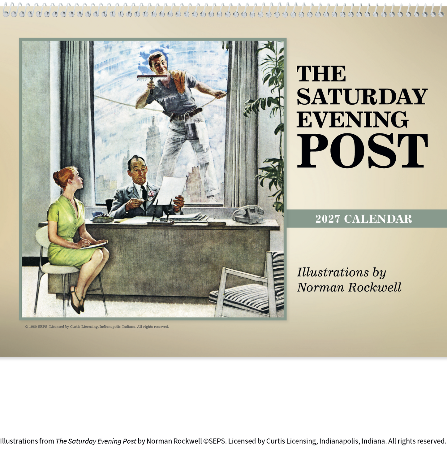 The Saturday Evening Post Deluxe Pocket Calendar