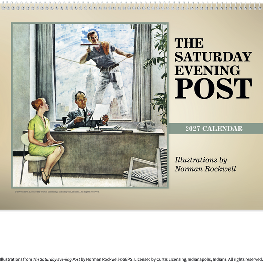 Custom logo The Saturday Evening Post Deluxe Pocket Calendar
