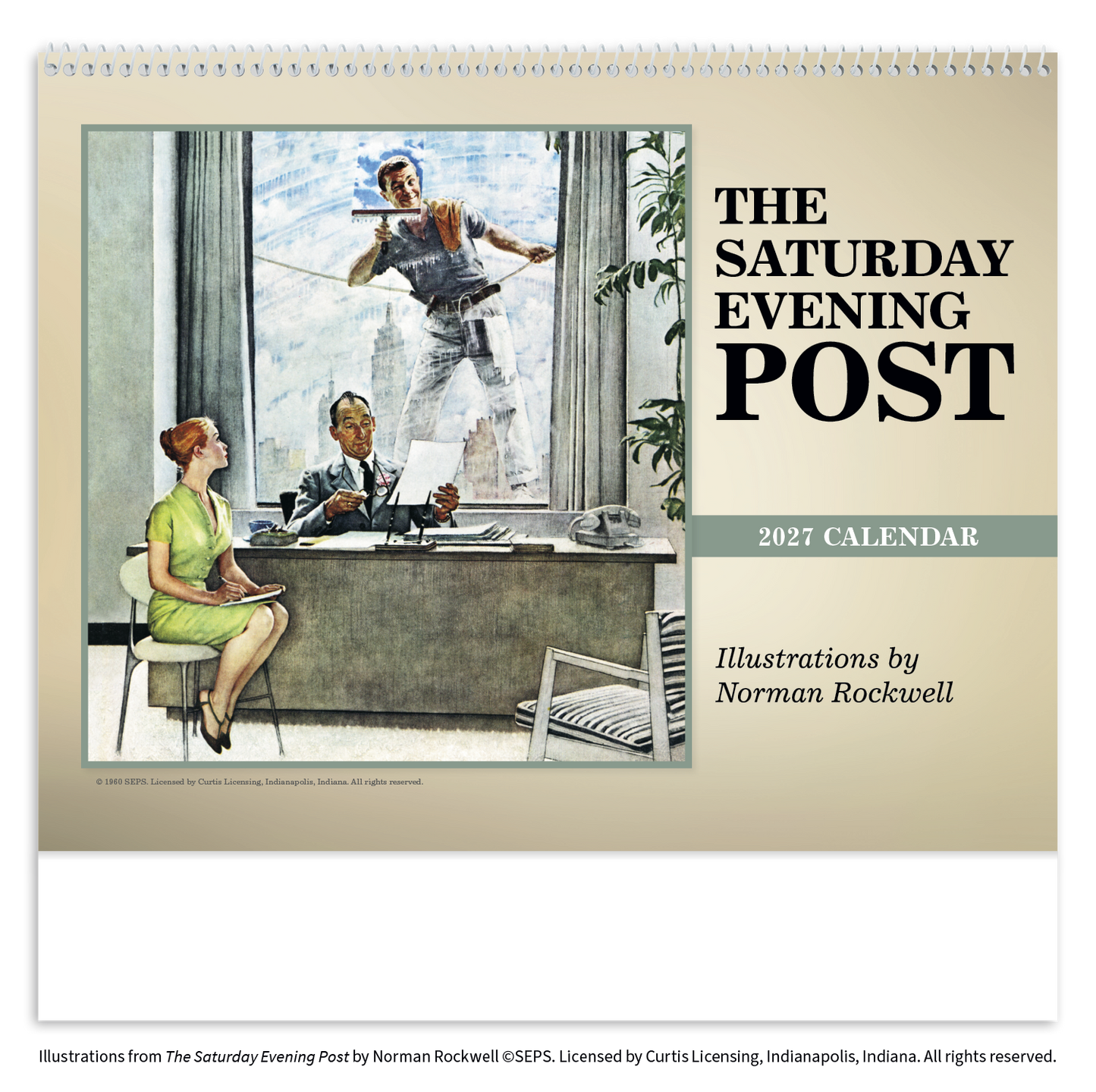 The Saturday Evening Post Deluxe Pocket Calendar