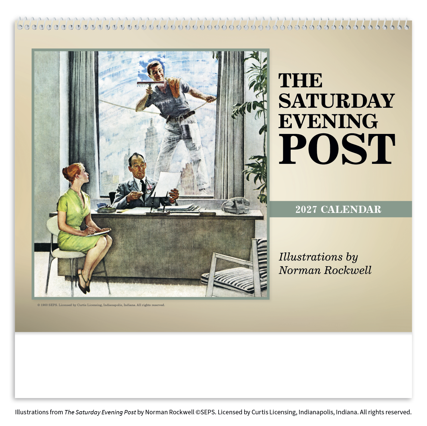 The Saturday Evening Post Deluxe Pocket Calendar