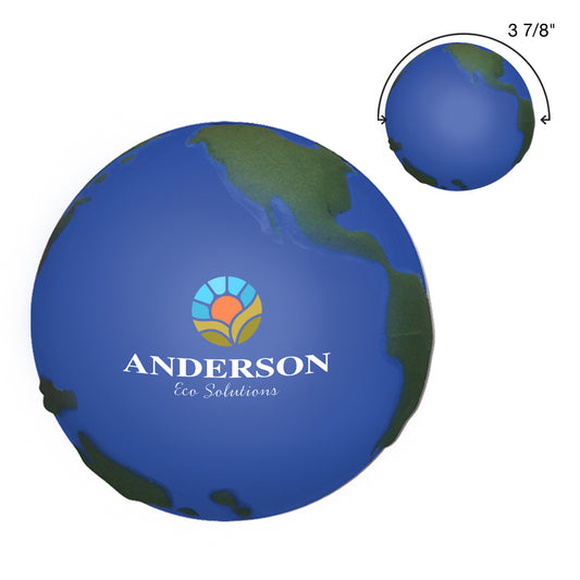 Custom logo Globe Shape Stress Reliever