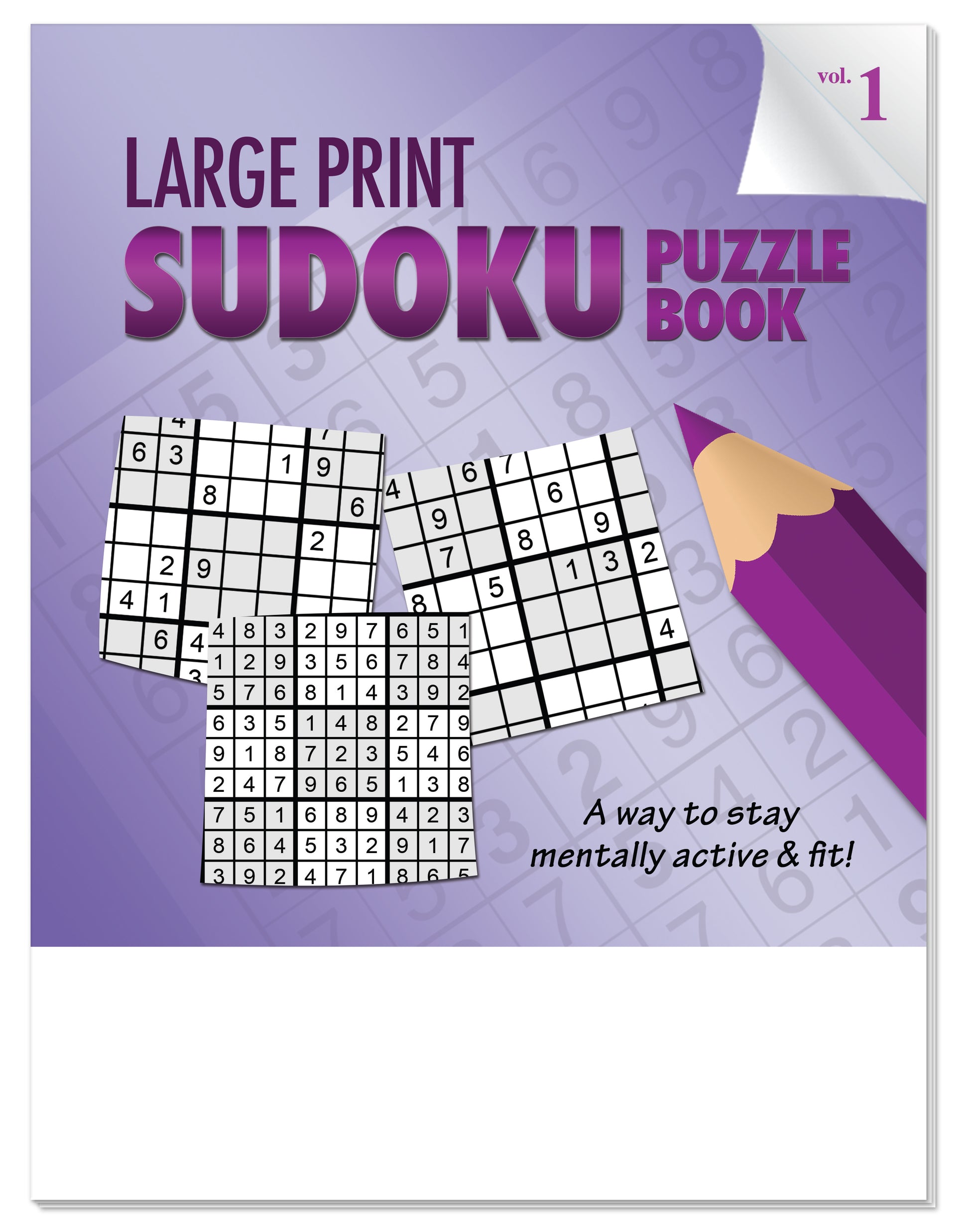 Puzzle Book: LARGE PRINT Sudoku