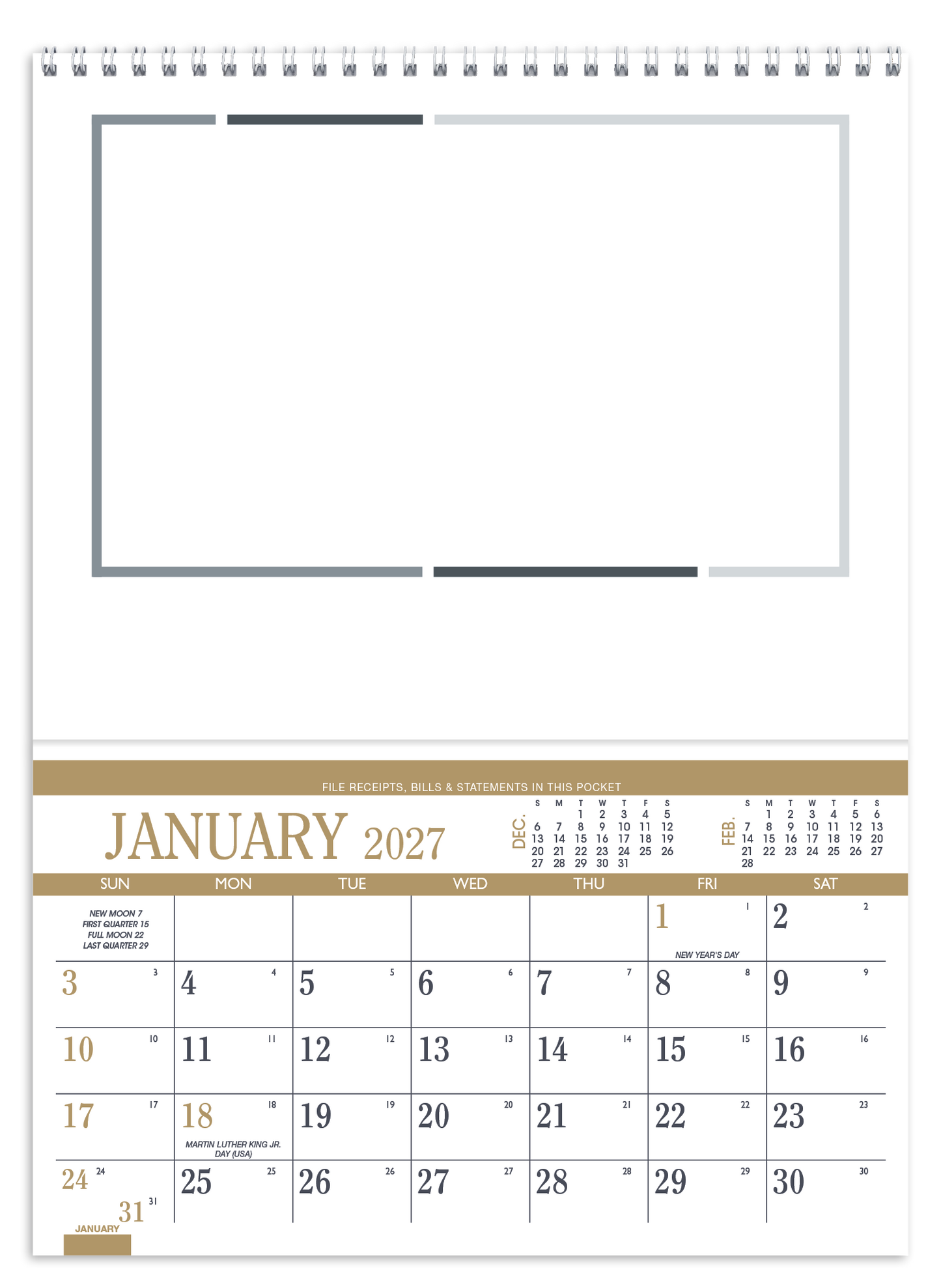 Recipe Pocket Calendar
