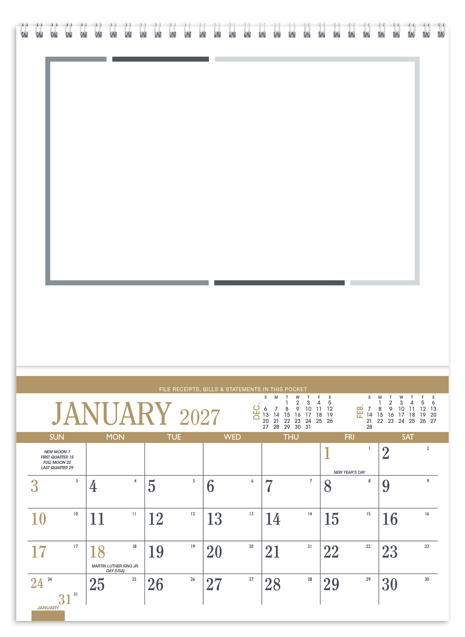 Recipe Pocket Calendar