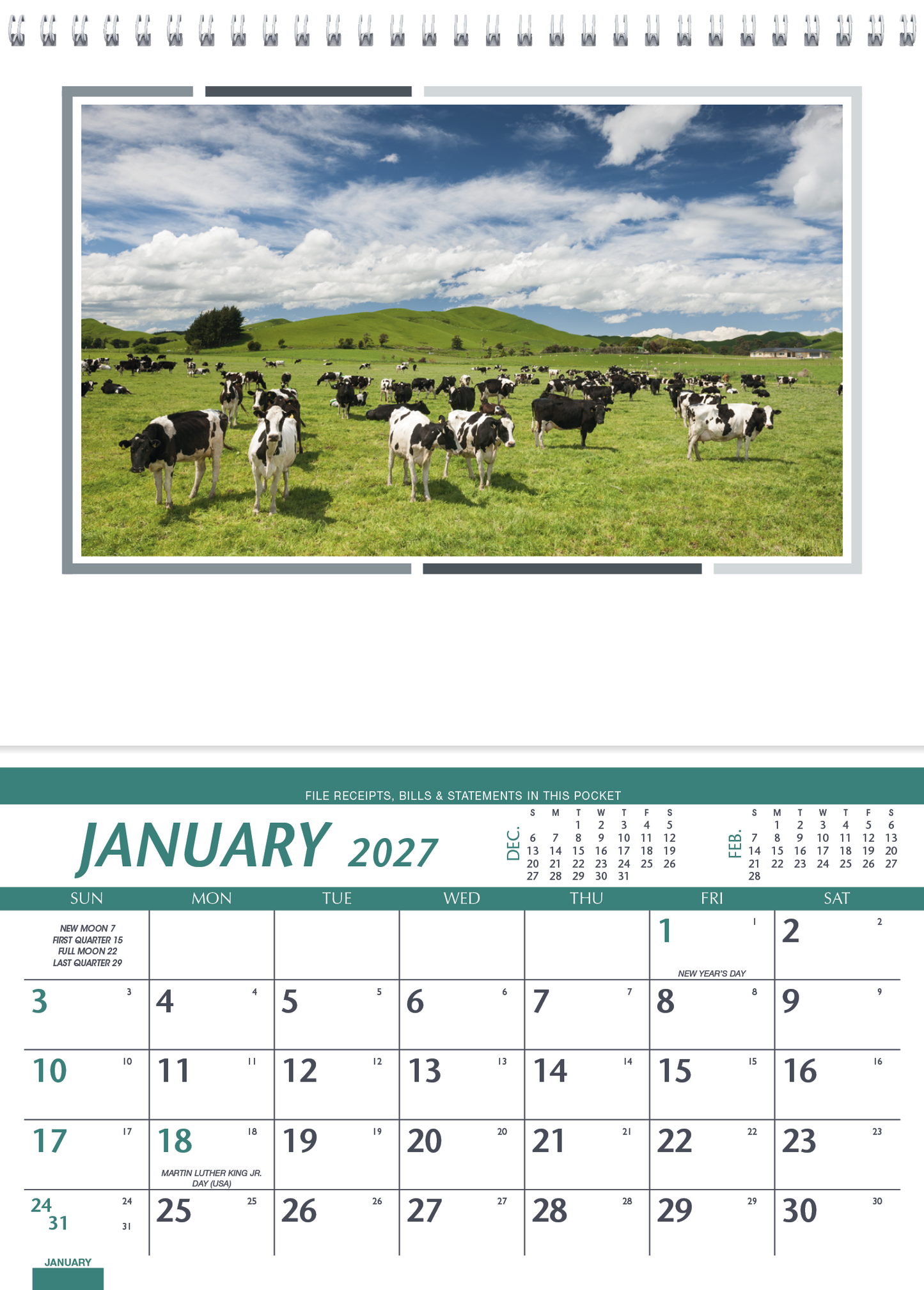 Farm Pocket Calendar