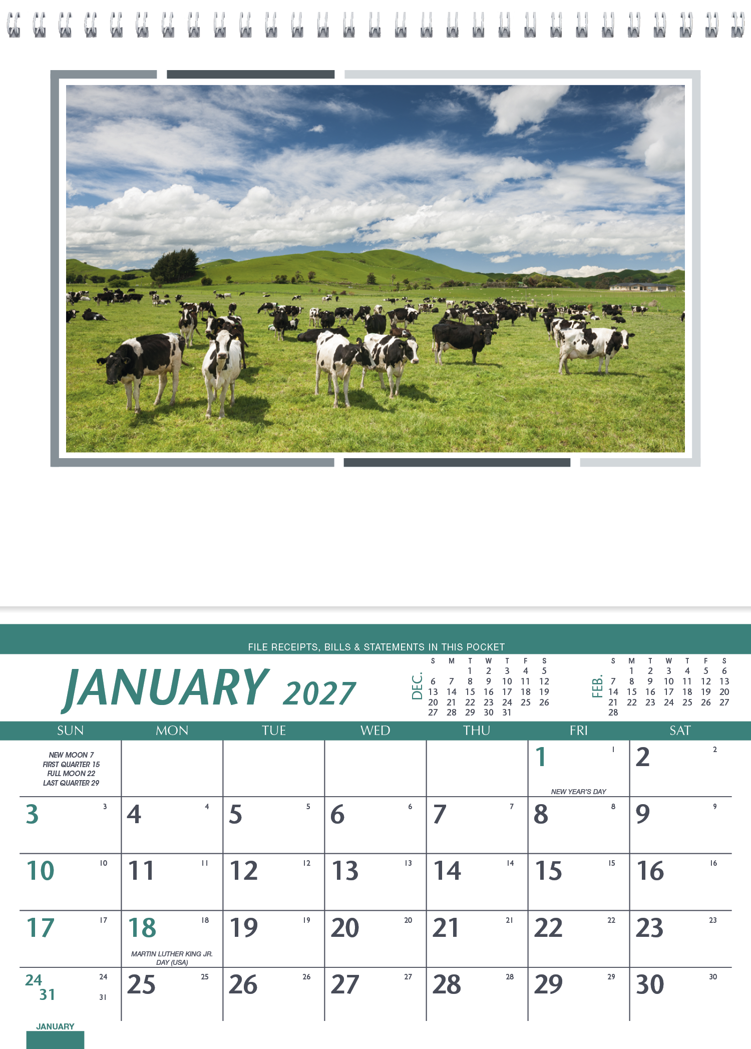 Farm Pocket Calendar
