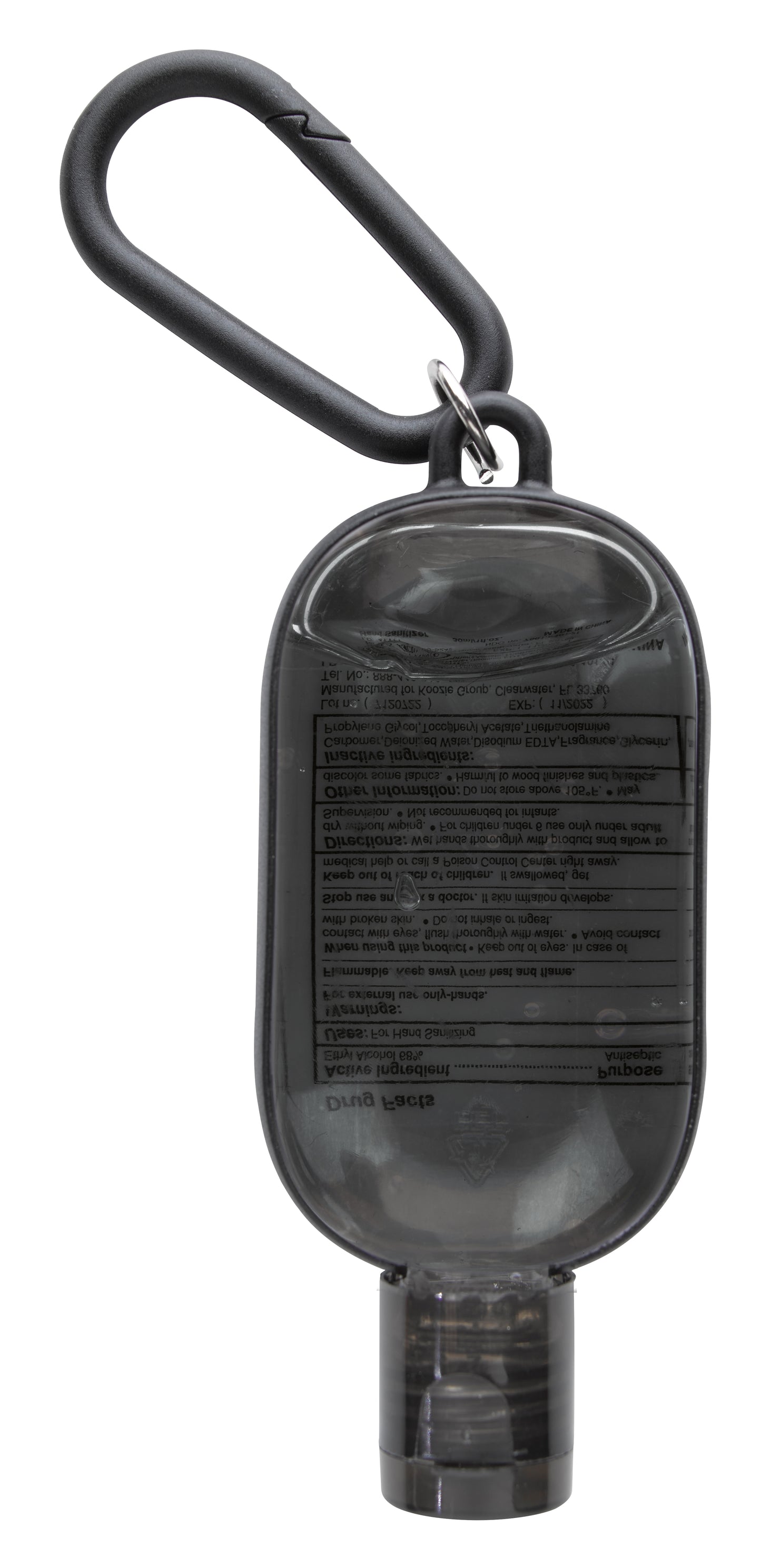 1 oz. Hand Sanitizer with Colorful Case and Carabiner