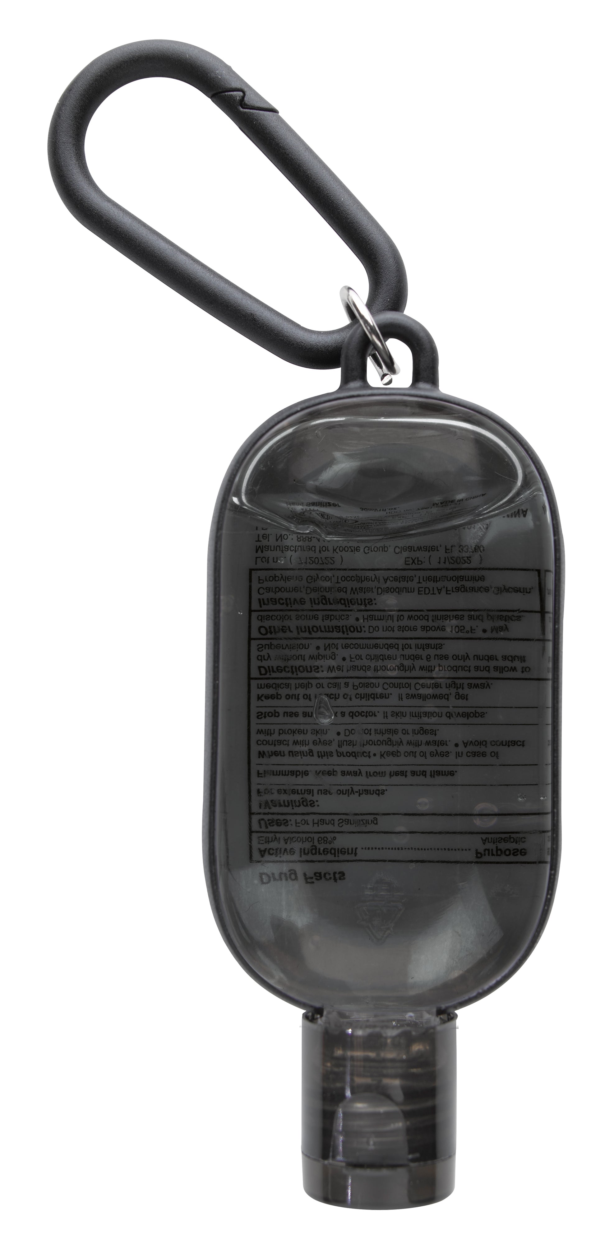 1 oz. Hand Sanitizer with Colorful Case and Carabiner