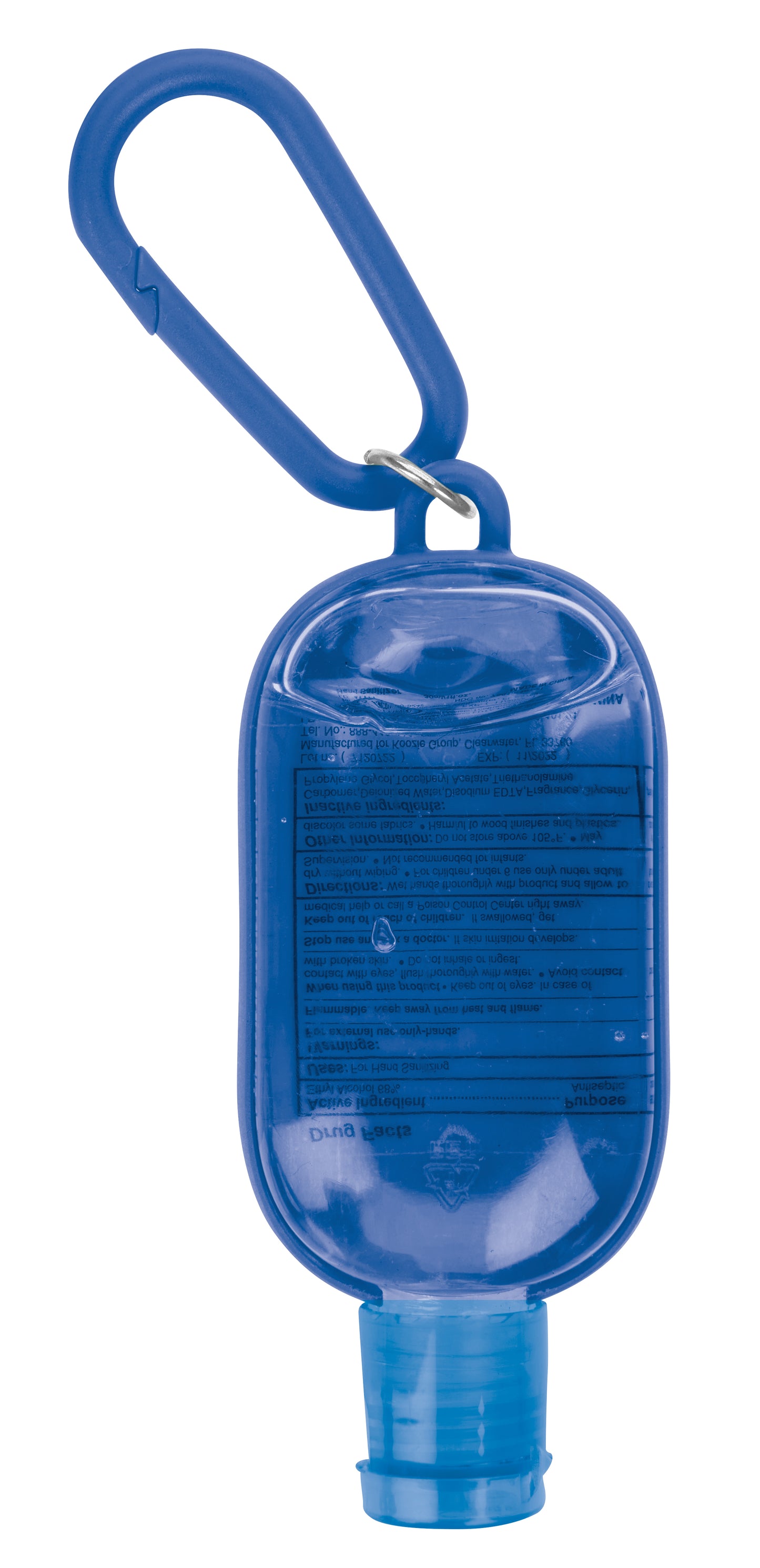 1 oz. Hand Sanitizer with Colorful Case and Carabiner