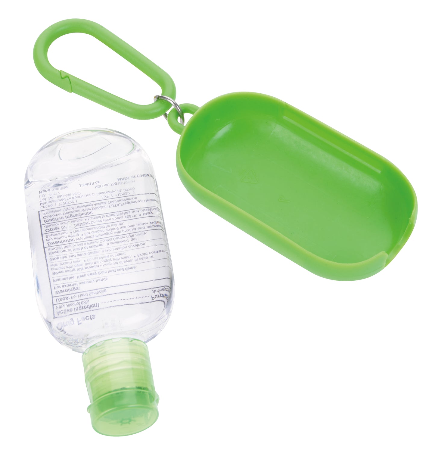 1 oz. Hand Sanitizer with Colorful Case and Carabiner