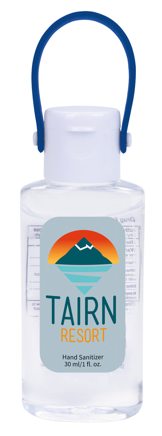 Custom logo 1 oz. Slim Hand Sanitizer with Hanger