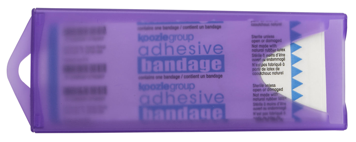 Original Colored Bandage Dispenser with Clear Bandages