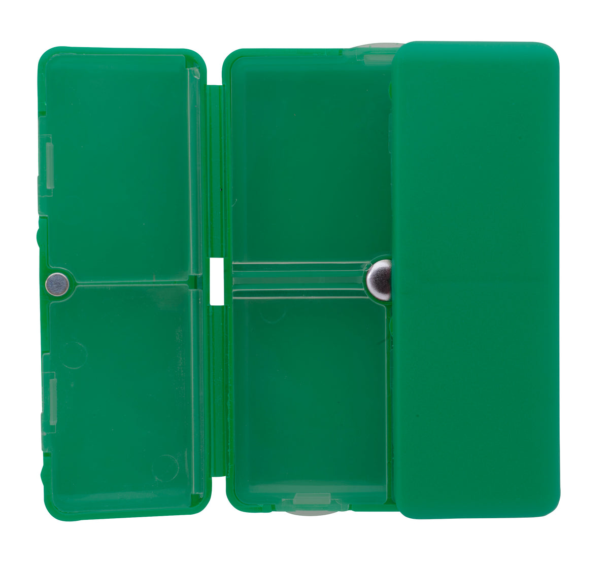 Custom logo Magnetic Dual-Open Pill Box