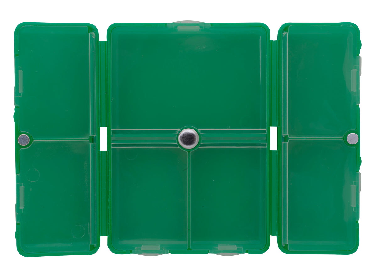 Custom logo Magnetic Dual-Open Pill Box