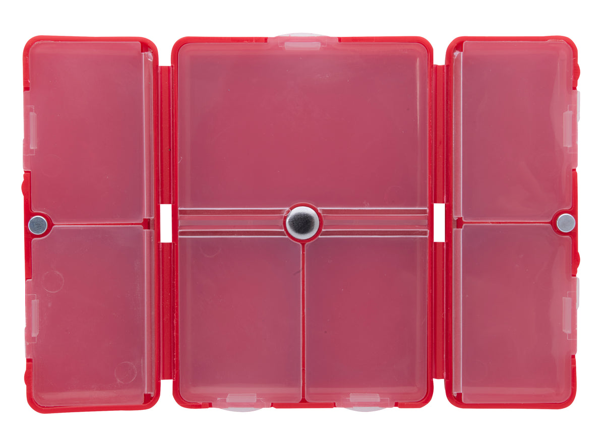 Custom logo Magnetic Dual-Open Pill Box