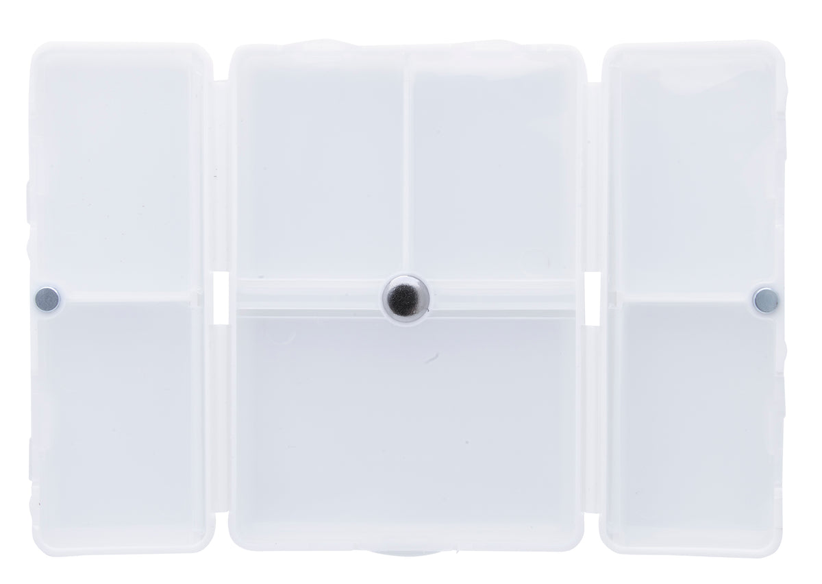 Custom logo Magnetic Dual-Open Pill Box