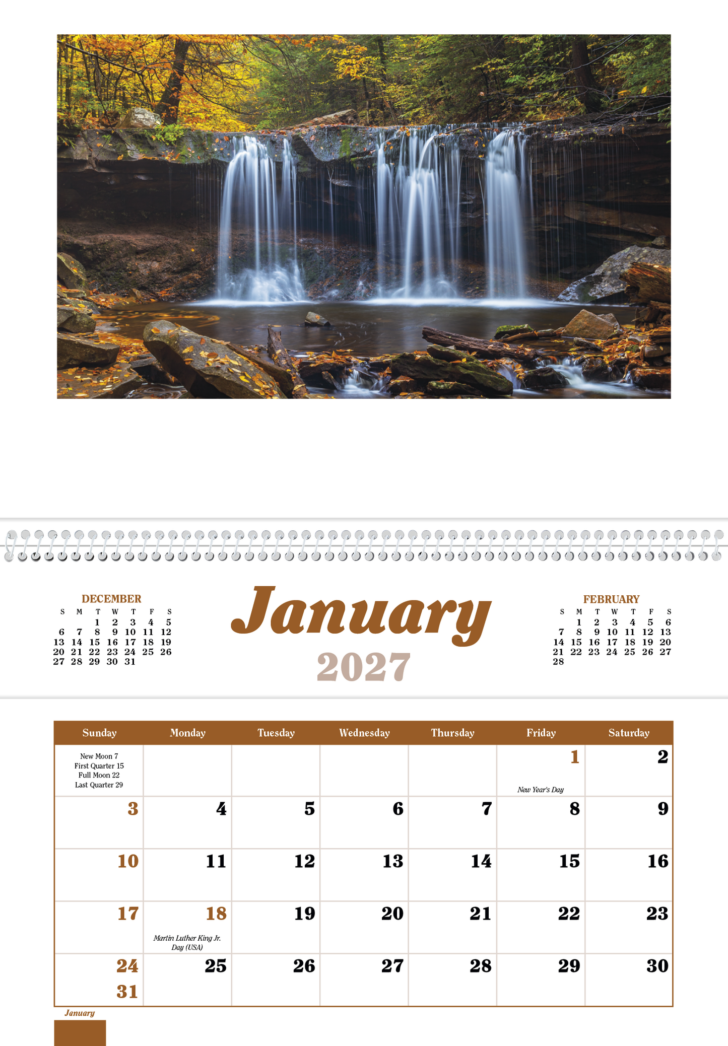 Home Cooking Guide Pocket Calendar
