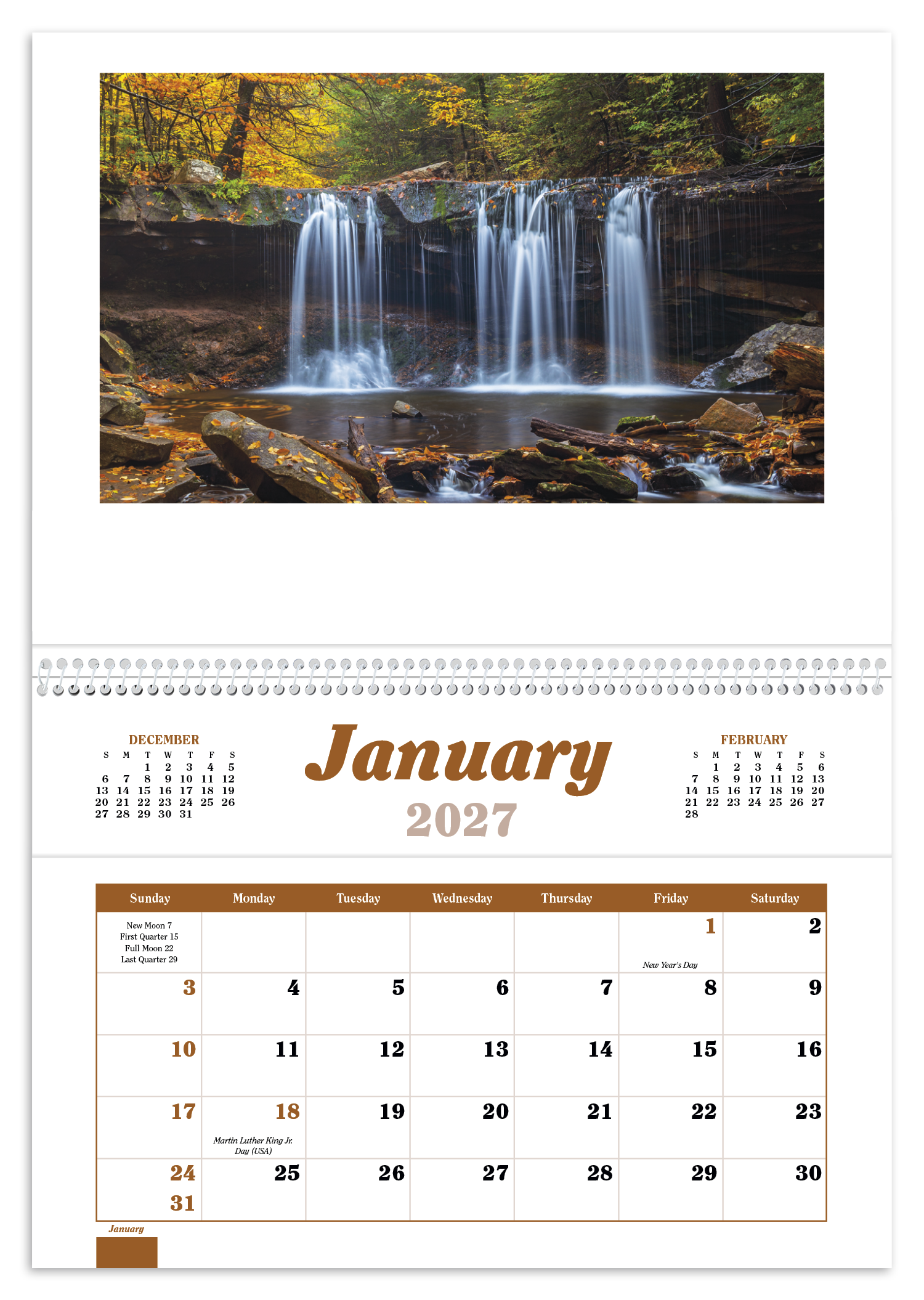 Home Cooking Guide Pocket Calendar