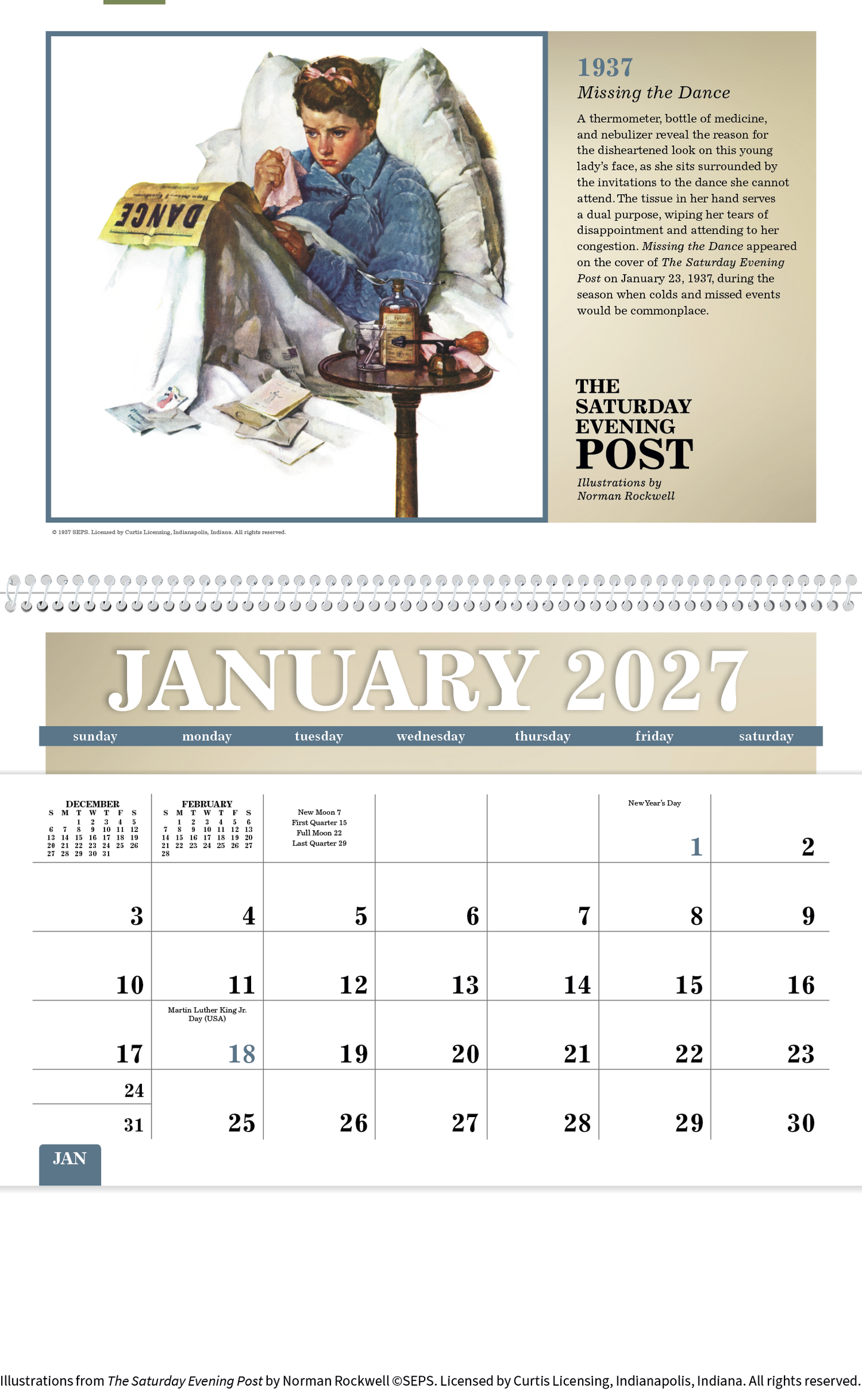 The Saturday Evening Post Pocket Calendar