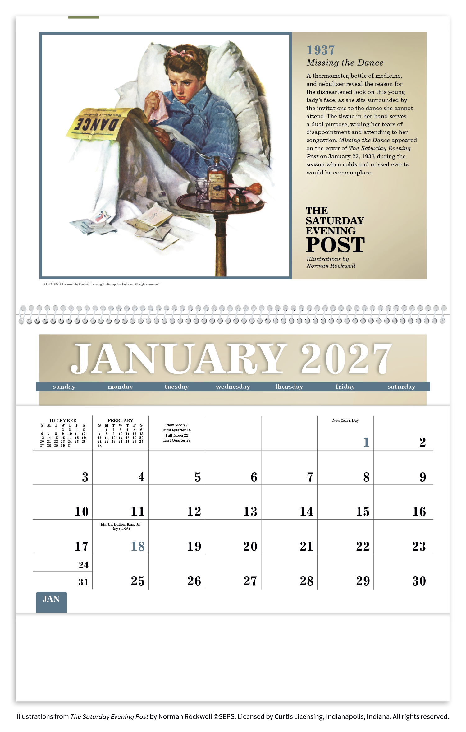 The Saturday Evening Post Pocket Calendar