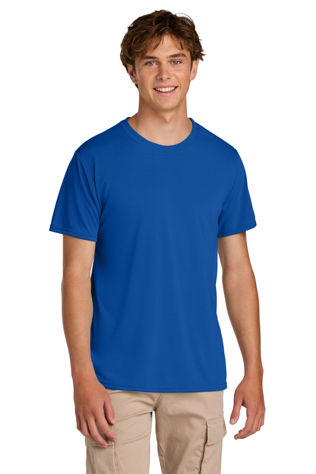 Custom logo Gildan® Gildan Performance® T-Shirt. 42000 in Royal