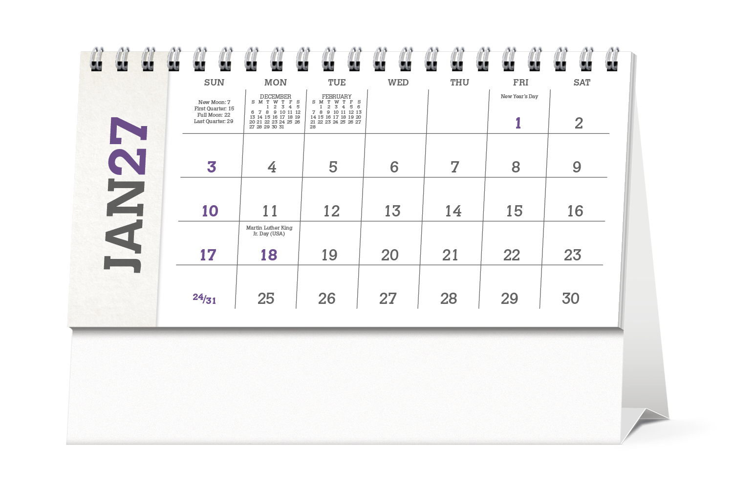 American Splendor Desk Calendar