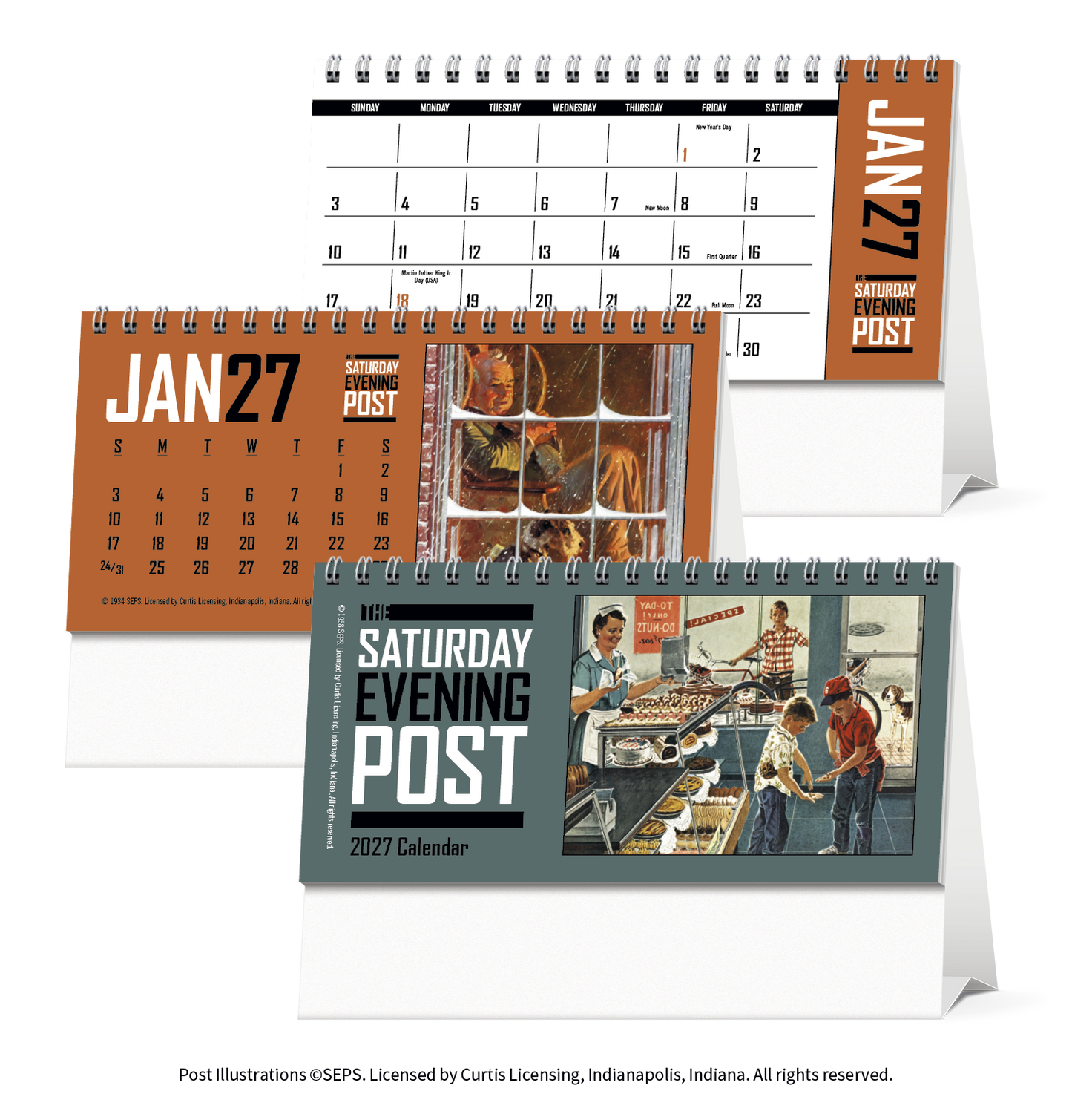 The Saturday Evening Post Desk Calendar
