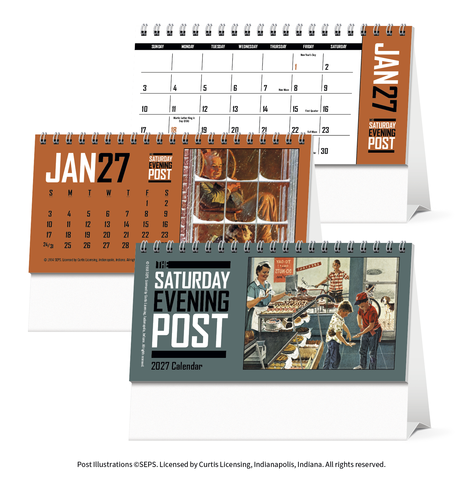 The Saturday Evening Post Desk Calendar
