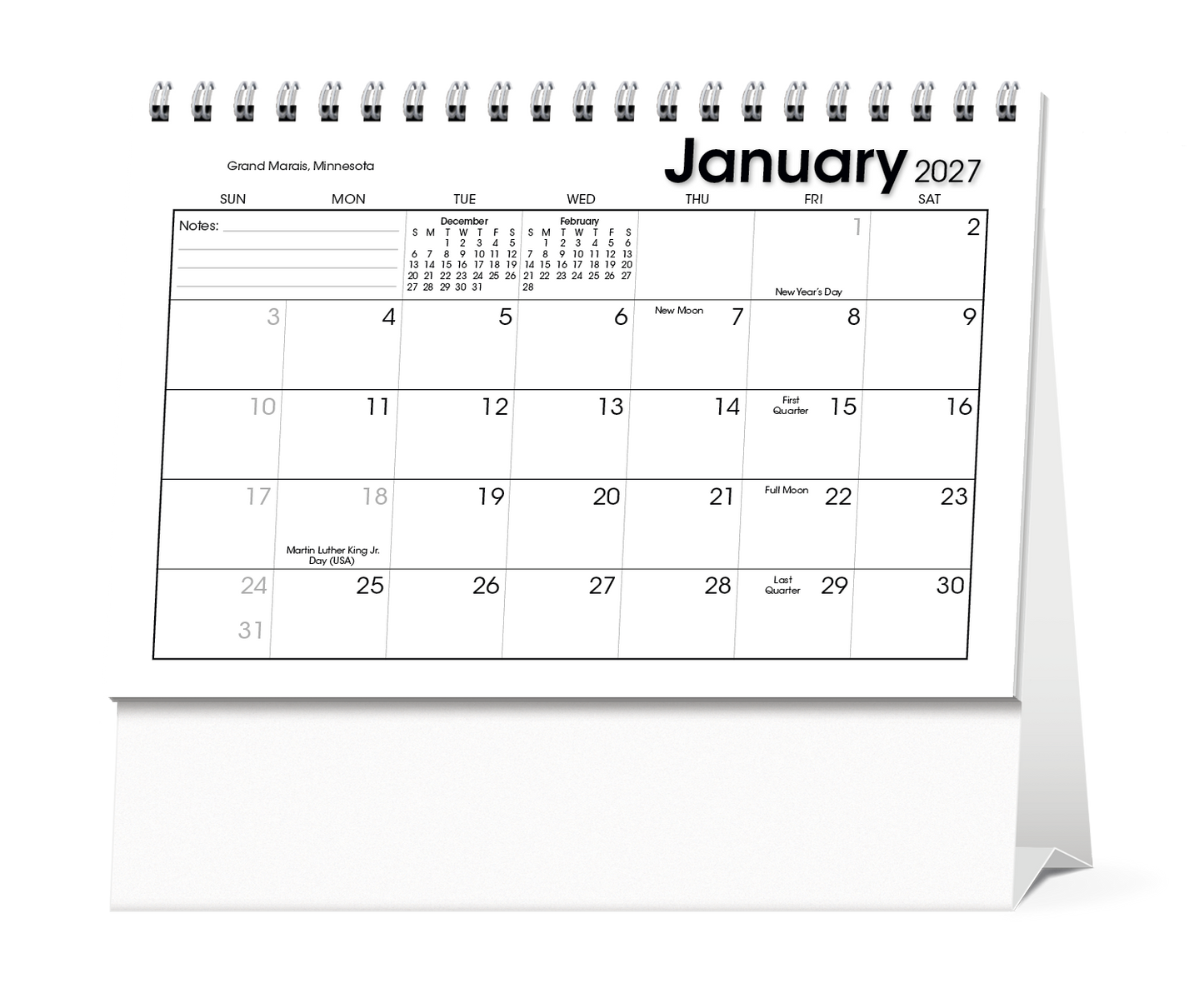Scenic Moments Large Desk Calendar