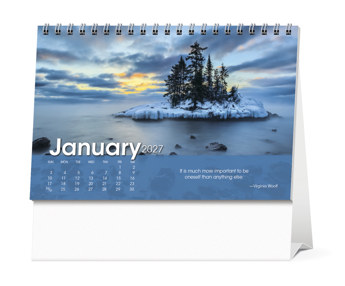 Scenic Moments Large Desk Calendar