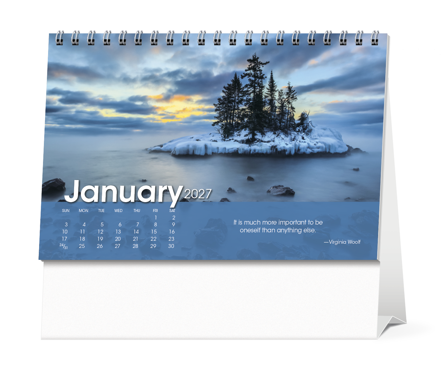 Scenic Moments Large Desk Calendar