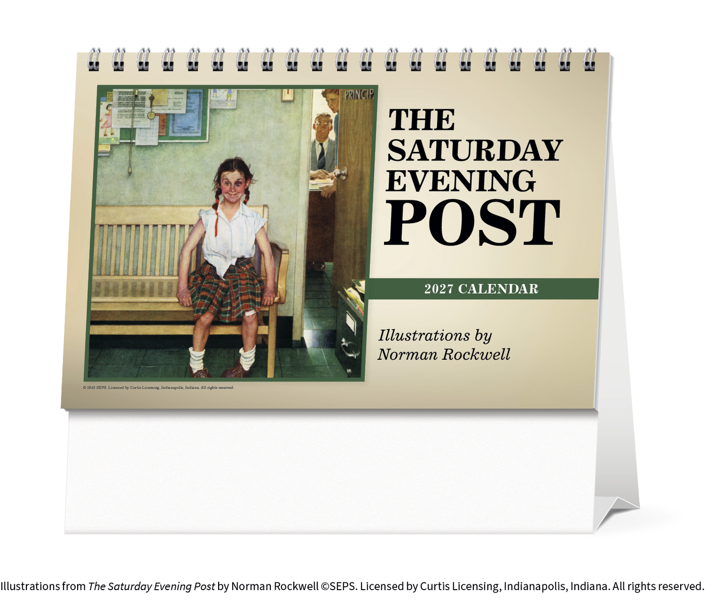The Saturday Evening Post Large Desk Calendar
