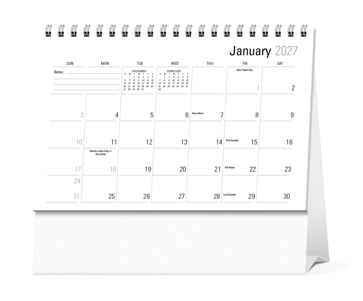 Large Econo Desk Calendar