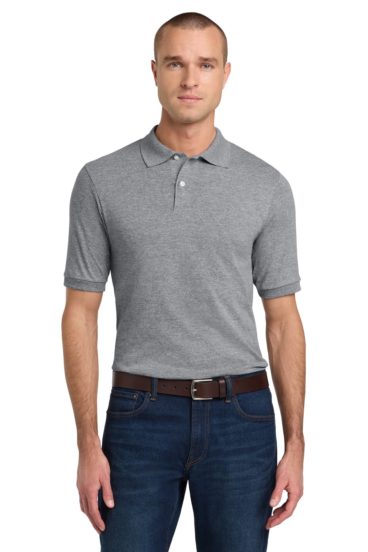 Custom logo Jerzees® Dri-Power® Sport Shirt. 437M in Oxford