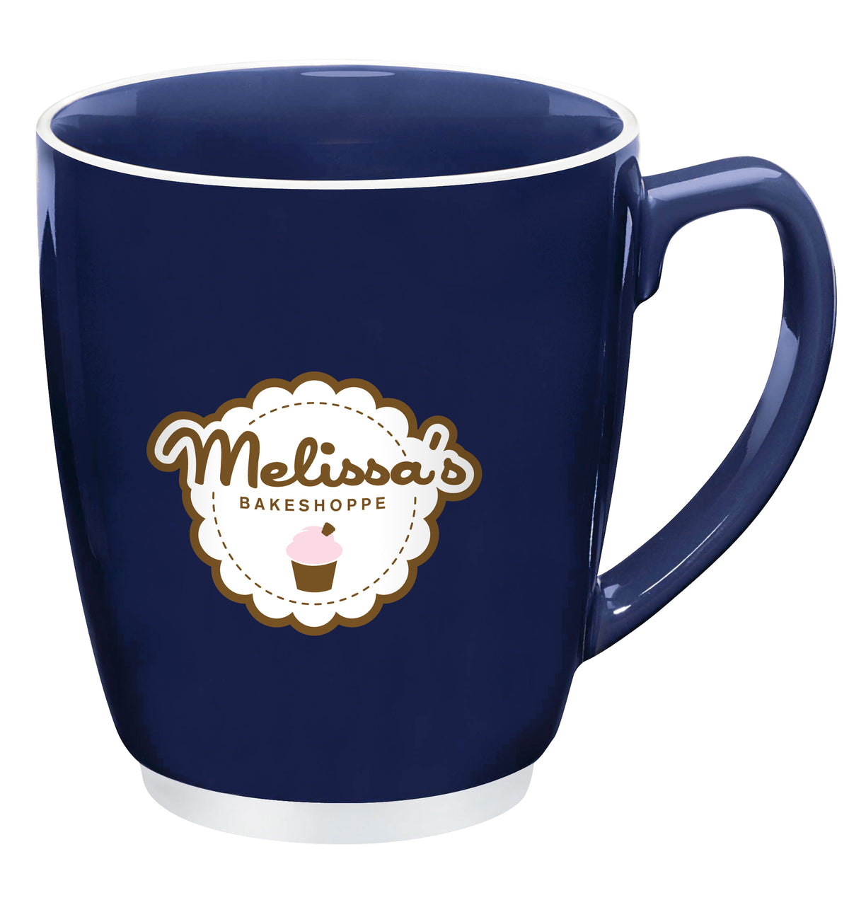 Custom logo Large Color Bistro with Accent Mug - 20 oz.