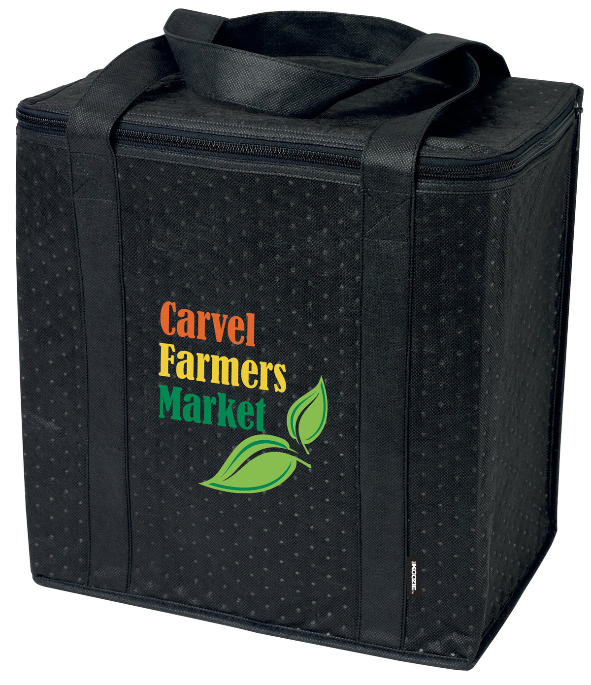 Custom logo Zippered Insulated Grocery Tote